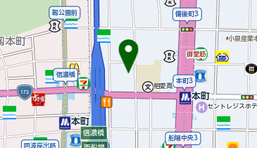 大和本町ビルの地図画像