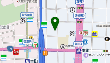 本町スクウェアビルの地図画像