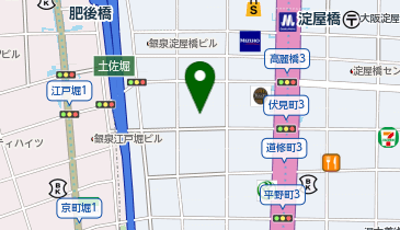 淀屋橋東洋ビルの地図画像