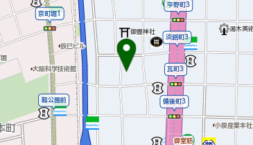 日宝ニュー本町ビルの地図画像