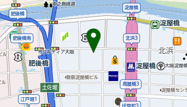 船井総研大阪本社ビルの地図画像