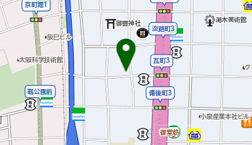 日宝本町西ビルの地図画像