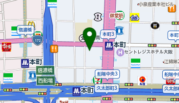 本町セントラルビルの地図画像