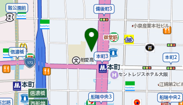 御堂ビルディングの地図画像