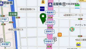 ランドアクシスタワー明治安田生命大阪御堂筋ビルの地図画像