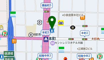 御堂筋本町ビルの地図画像