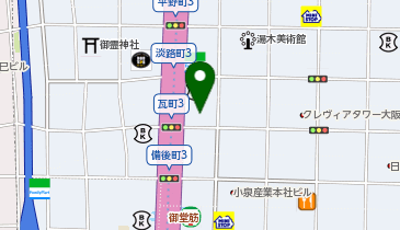 野村不動産御堂筋ビルの地図画像