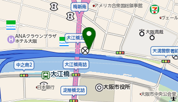 堂島深川ビルの地図画像