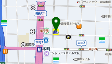 京阪神安土町ビルの地図画像