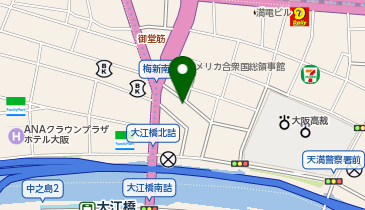 サン・システム北新地ビルの地図画像