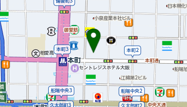 本町野村ビルの地図画像