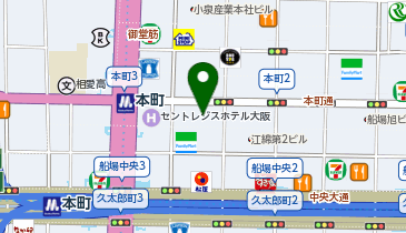 本町岩尾ビルの地図画像