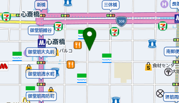 心斎橋EOビルの地図画像