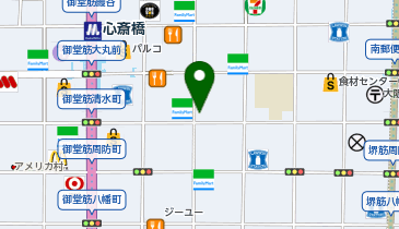 おおきに心斎橋畳屋町ビルの地図画像