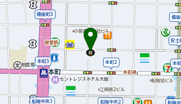 Just本町ビルの地図画像