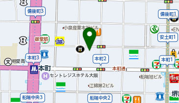 本町ABCビルの地図画像