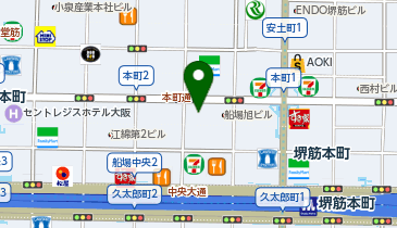 本町ビジネスビルの地図画像