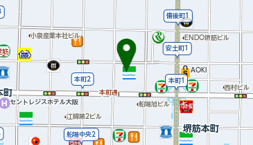 大阪国際ビルディングの地図画像