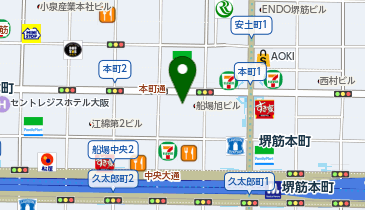 三甲大阪本町ビルの地図画像
