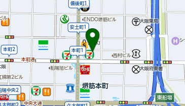 オーク堺筋本町ビルの地図画像