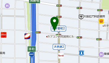 (株)カプコン本社ビルの地図画像