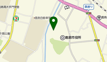 鹿島新世紀センターの地図画像