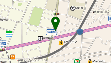 (株)角屋京橋ビルの地図画像