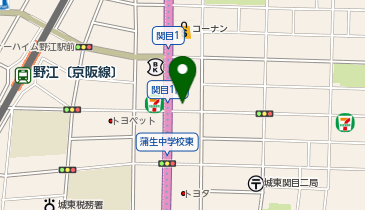 西田ビルの地図画像