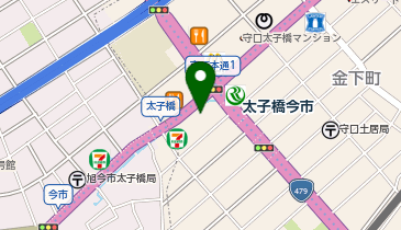 白はとグループ本社ビルの地図画像