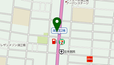 綜警大阪第2ビルの地図画像