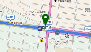 深江橋駅前ビルの地図画像