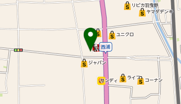 羽曳野西浦クリニックビルの地図画像