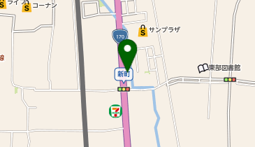 新町うえの.ビルの地図画像