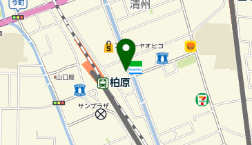 柏原駅前ビルの地図画像