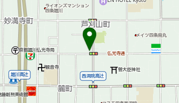 西洞院ビルの地図画像