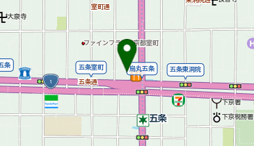 YMC烏丸五条ビルの地図画像