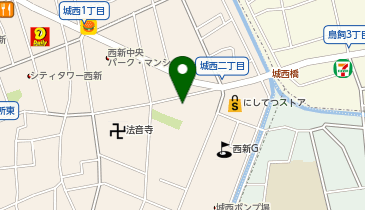 城西橋ビルの地図画像