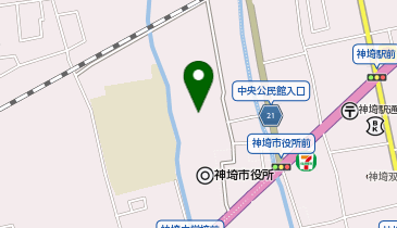 神埼市中央交流センターの地図画像