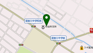 市立能登川コミュニティセンターの地図画像