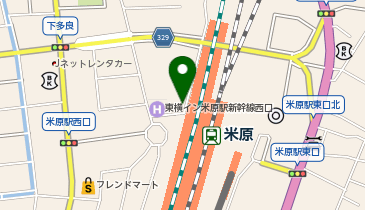 米原西口駅前ビルの地図画像