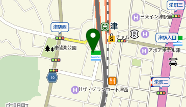 魚伝ビルの地図画像