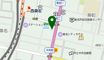 かさぎ不動産ビルの地図画像