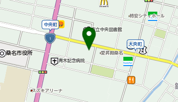 センタービルの地図画像