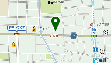 イマエダタカハタビルの地図画像