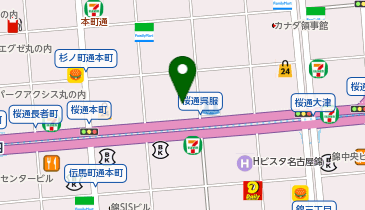 損保ジャパン名古屋ビルの地図画像