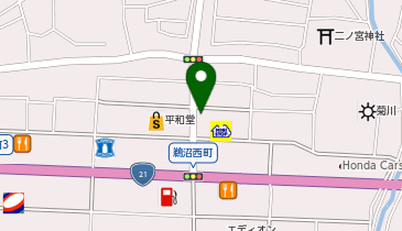 呉服乃にかわビルの地図画像