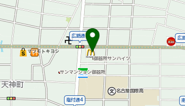 名古屋牛乳本社ビルの地図画像