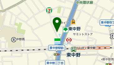 アジアン ビストロ ラマの地図画像