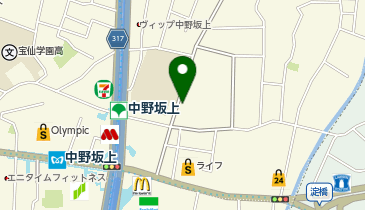 自意識過剰の地図画像