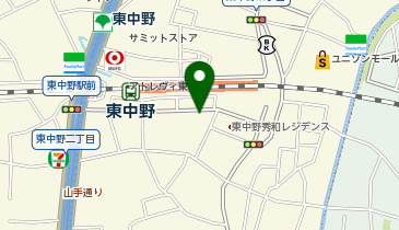 ピザ・ダーノ東中野店の地図画像